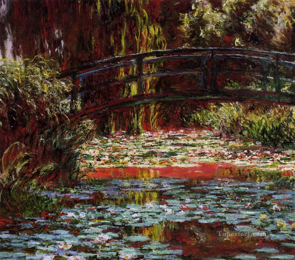 The Bridge over the Water Lily Pond Claude Monet Oil Paintings